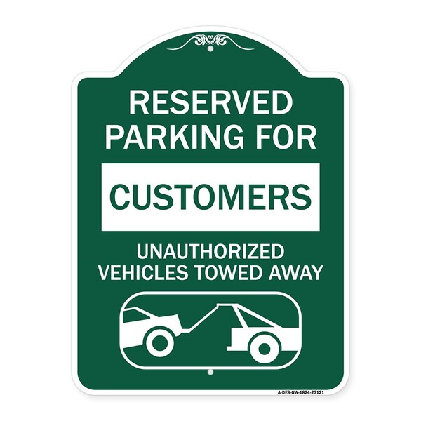 Reserved Parking for Customers Unauthorized Vehicles Towed Away, A-DES-GW-1824-23121